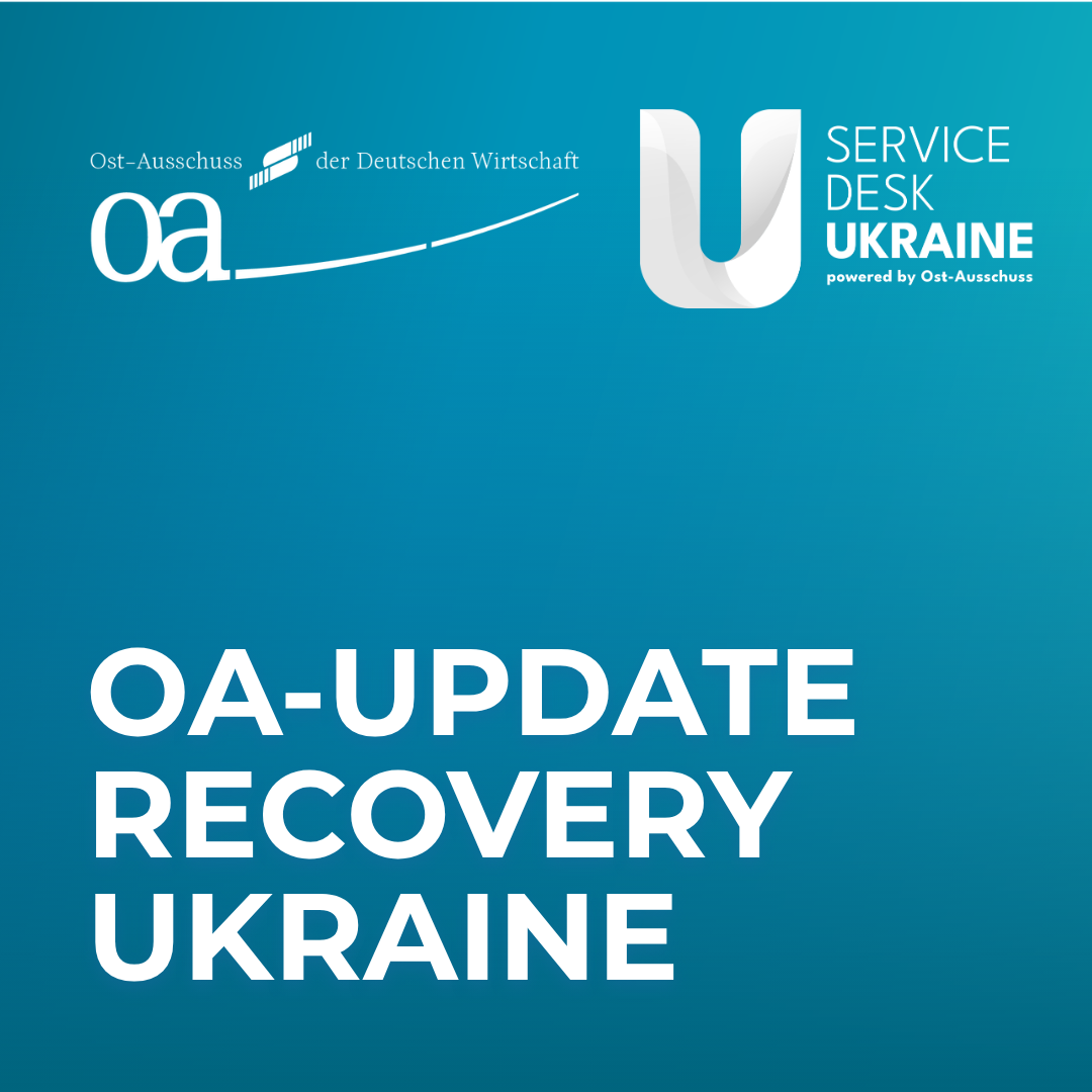 Ost-Ausschuss Update Recovery Ukraine 2026